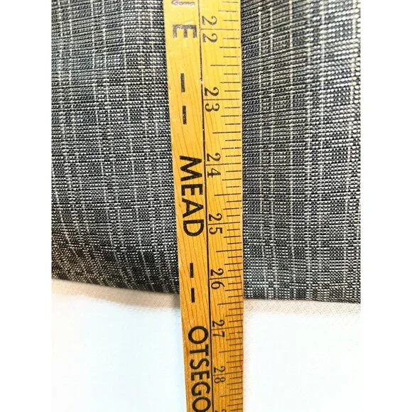 Jones Studio Women's Tweed Pencil Skirt Flat Front Size 24W Tan Back Slit Zip - Picture 7 of 11